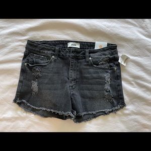 JBD black jean shorts